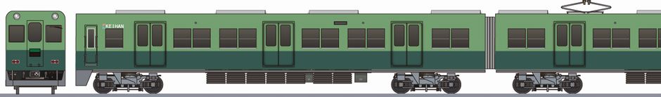 京阪電鉄　2200系　復刻塗装の鉄道アイコン