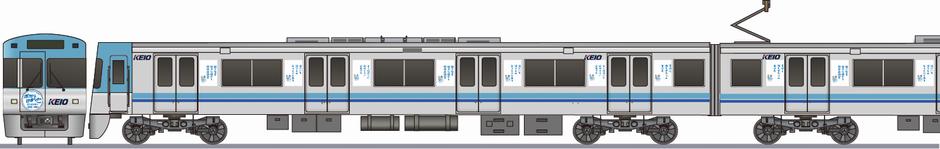 京王電鉄　1000系　「ポカリトレイン」の鉄道アイコン