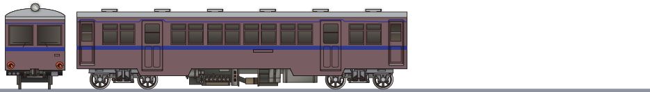 紀和電鉄　モハ1000形の側面イラスト