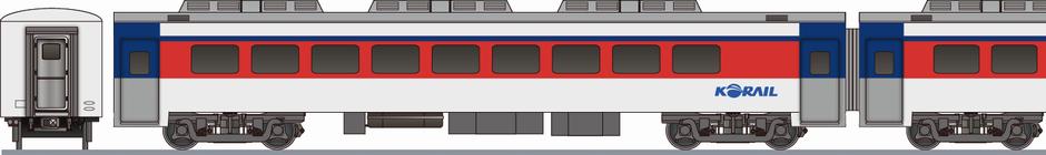 韓国鉄道公社　ムグンファ号型　木目客車　後期型(KoRail Mugunghwa Coach)の鉄道アイコン