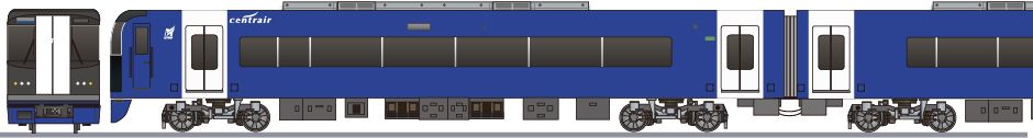 名古屋鉄道　2000系　「ブルーミュースカイ」の鉄道アイコン