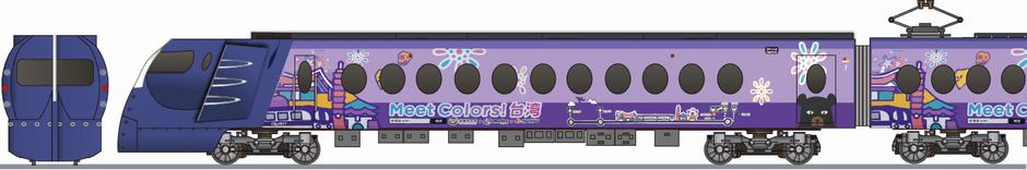 南海電鉄　50000系　「桃園メトロ」2018の側面イラスト