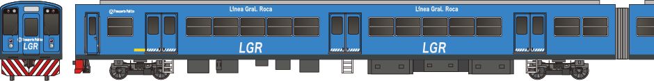 アルゼンチン国鉄　ロカライン　4000形　5次塗装(Roca Line Toshiba EMU 4000)の鉄道アイコン