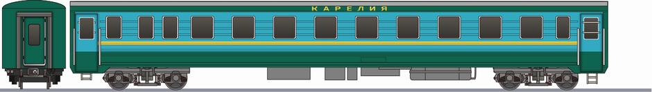 ロシア鉄道　客車　「カレリア」(Russia Railway Karelia)の鉄道アイコン