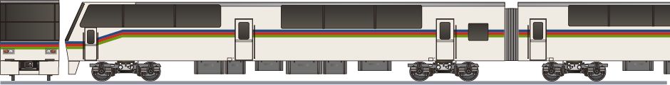 西武鉄道　7000系　イメージ案の鉄道アイコン