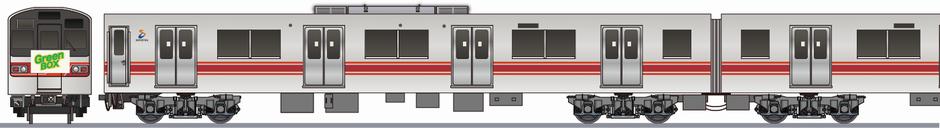 相模鉄道　新7000系　「グリーンボックス」の鉄道アイコン