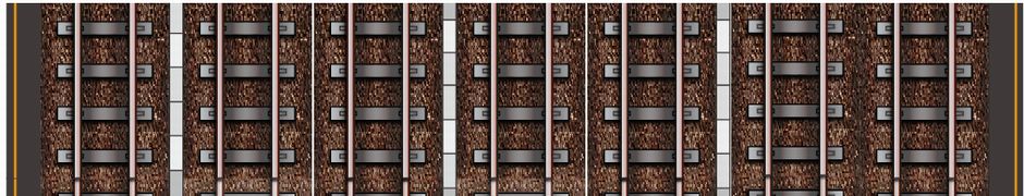 線路　車両基地　7線の側面イラスト