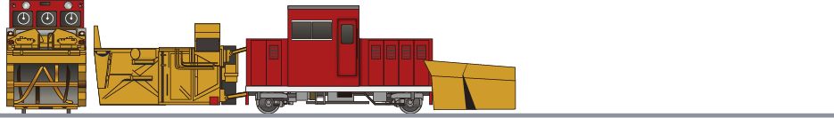 樽見鉄道　モーターカーの側面イラスト