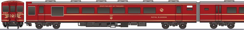 タイ国鉄　14系　「ロイヤルブロッサム」（Thailand Railway royal blossom）の鉄道アイコン