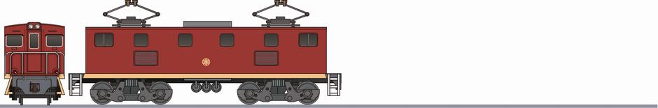 秩父鉄道　デキ200形　パレオ色2の側面イラスト