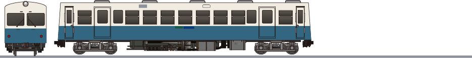 東武鉄道　キハ2000形　初期色の鉄道アイコン