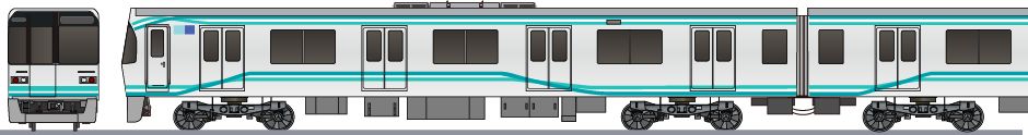 東京メトロ　9000系リニューアル車　南北線の鉄道アイコン