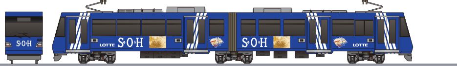 東急電鉄　300系303F　「SOH」の鉄道アイコン