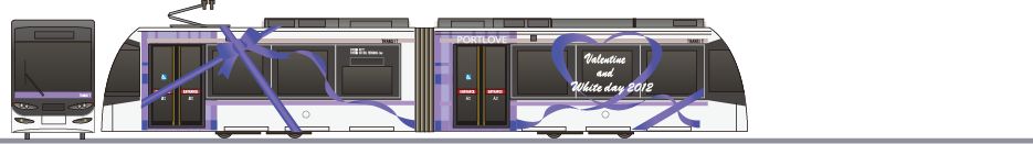 富山ライトレール　TLR0600系　「PORTLOVE」2012の鉄道アイコン