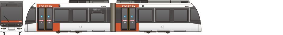 富山ライトレール　TLR0600系TLR0602編成「ポートラム」の鉄道アイコン