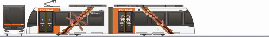 富山ライトレール　TLR0600系TLR602編成　「PORTLOVE2007」の鉄道アイコン