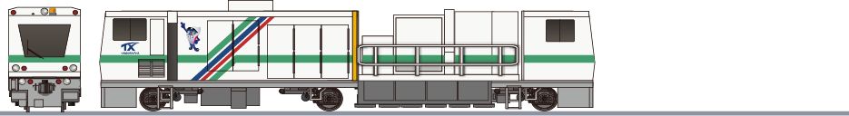 つくばエクスプレス　RR8形　レール削正車の鉄道アイコン