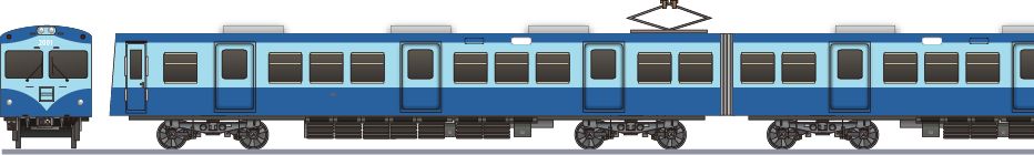 銚子電鉄　2000系　新塗装の鉄道アイコン