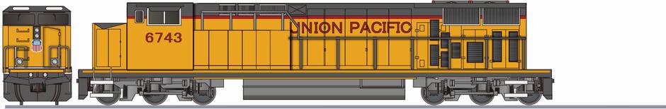 ユニオンパシフィック鉄道　AC4400CW形(Union Pacific Railroad AC4400CW)の鉄道アイコン