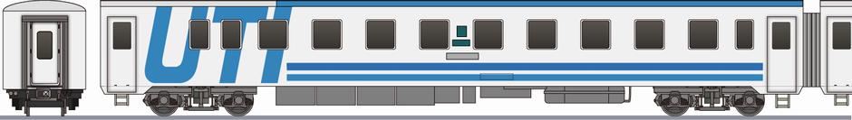 ウズベキスタン鉄道　客車　水色（Uzbekistan Railways Coach）の鉄道アイコン