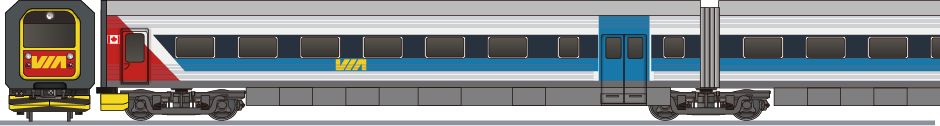 VIA鉄道　IC3型（VIA Rail IC3）の鉄道アイコン