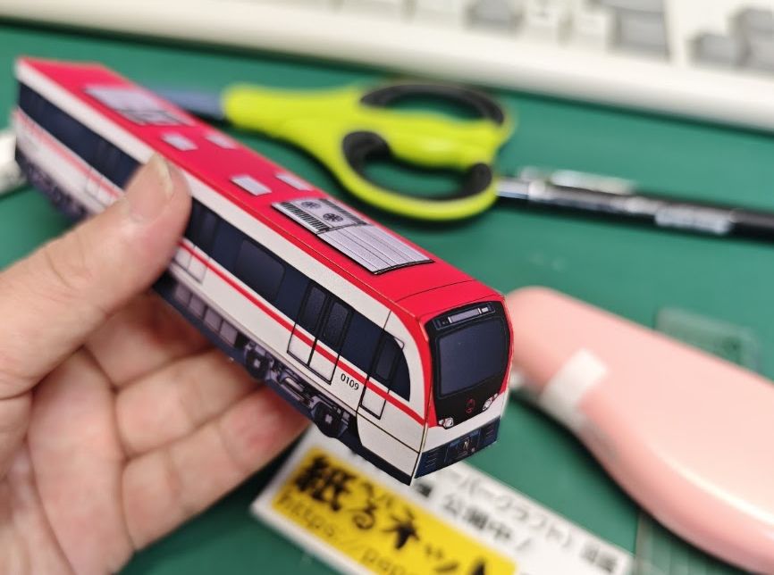 徐州地下鉄　1号線　01形（Xuzhou Metro Line1 Type 01）のペーパークラフト作例